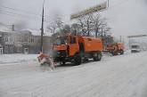 В Николаеве снегоуборочная техника  работала всю ночь