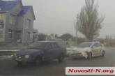 В Николаеве новая полиция протаранила «Форд». ВИДЕО