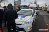 В Николаеве в патрульный автомобиль полиции въехал «Форд»