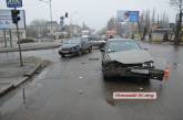В Николаеве столкнулись Daewoo и Nissan, пострадал 1 человек