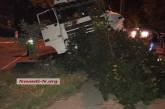 В центре Николаева DAF врезался в дерево - водитель погиб 