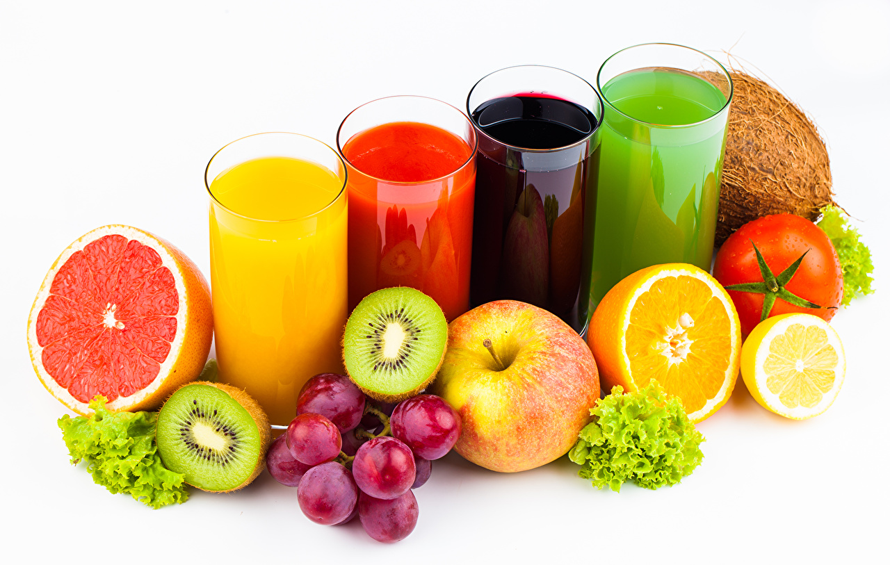 Соки из любых фруктов, ягод и овощей