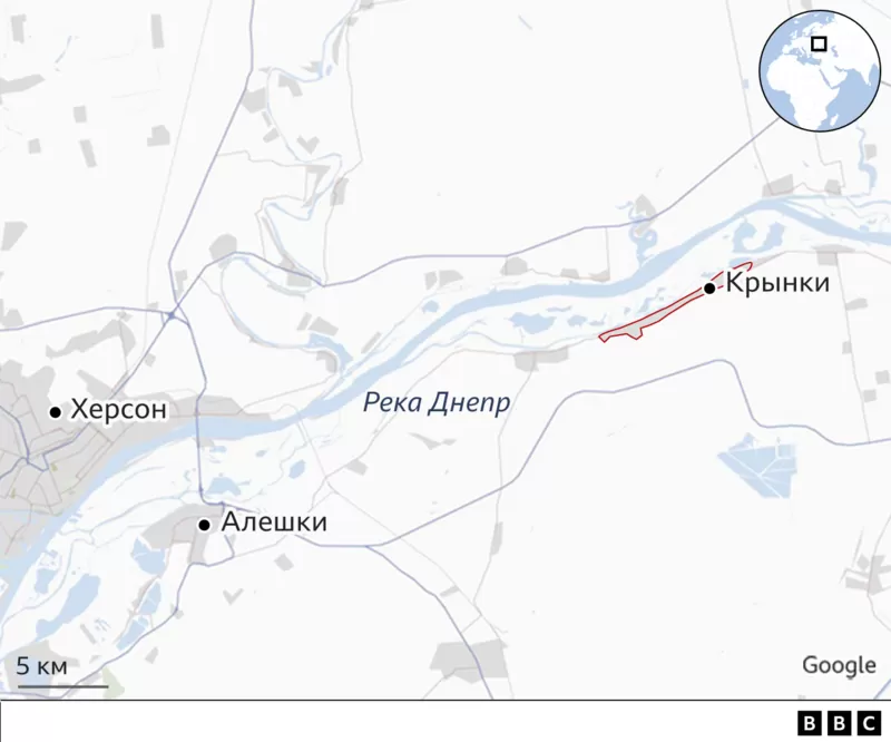 «Ми тут на межі» - російські військові про плацдарм ЗСУ на лівому березі Дніпра
