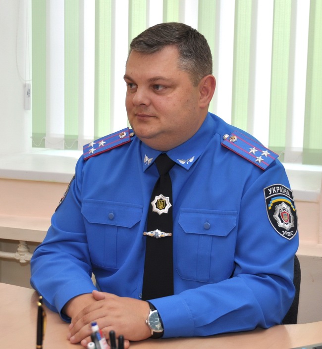 Начальник отдела внутренней безопасности УМВД Украины в Николаевской области Олег Осадчий