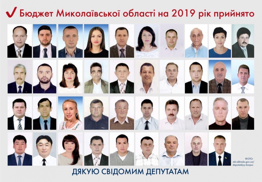 Миколаївщина отримала бюджет на 2019 рік 