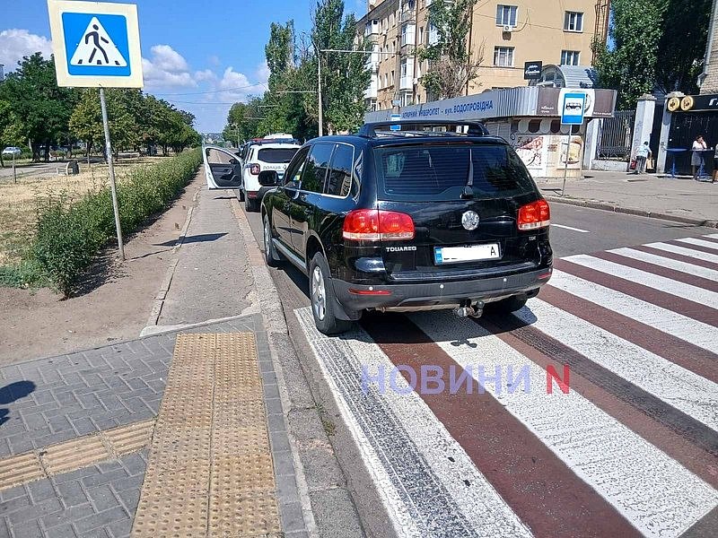Volkswagen сбил пешехода на переходе в центре Николаева