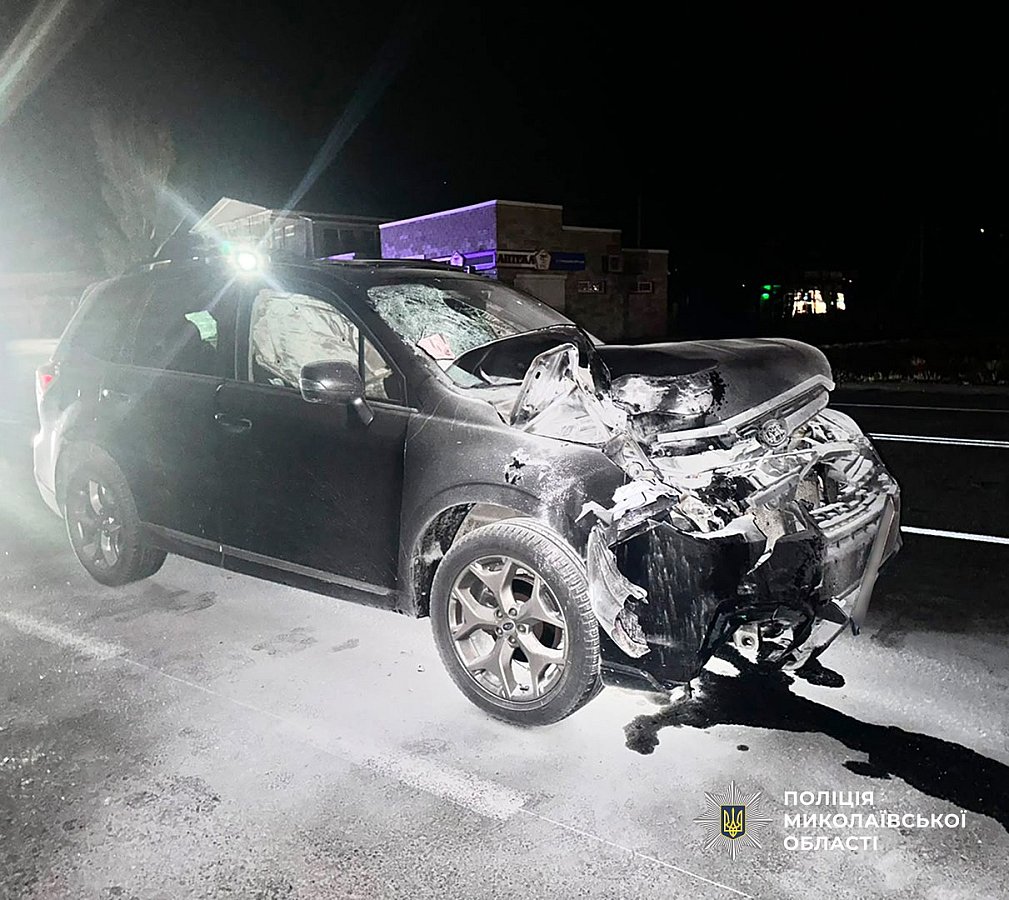 В Коблево пешеход погиб под колесами Subaru Forester