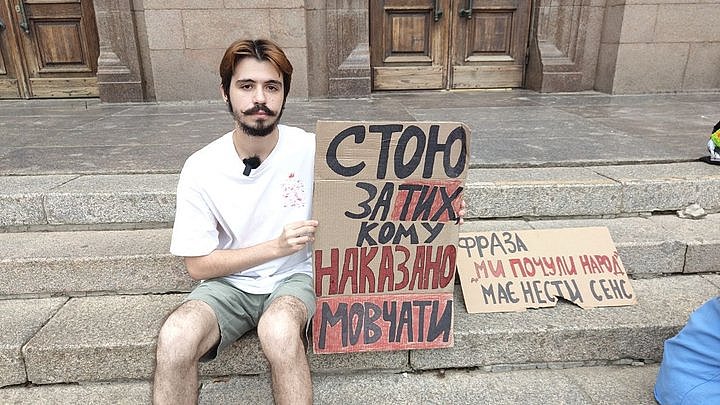 В Николаеве седьмой день подряд проходит акция против указов Зеленского