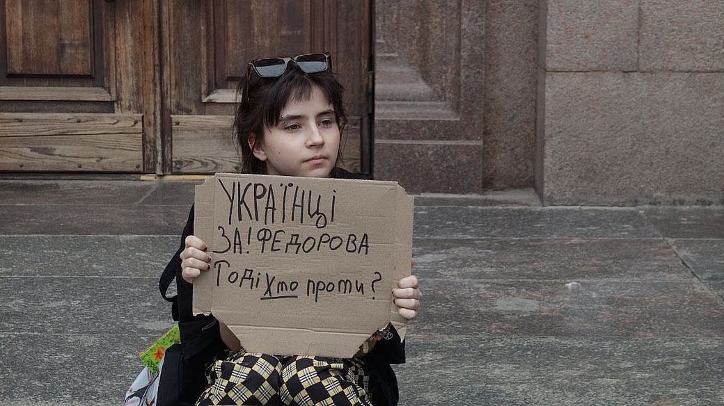 В Николаеве седьмой день подряд проходит акция против указов Зеленского