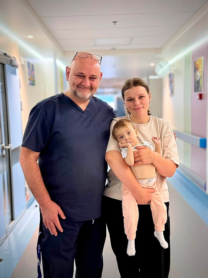 В «Охматдете» 10-месячной девочке пересадили печень - это стало сотой трансплантацией органов детям