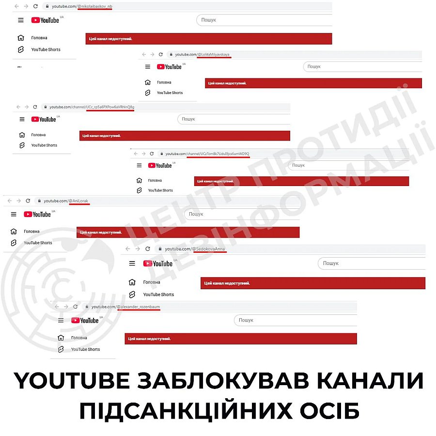 В Украине заблокировали YouTube-канал Ани Лорак