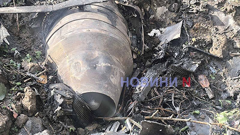 В Николаеве «шахед» взорвался рядом с детской площадкой (видео)
