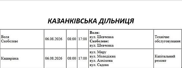 Подготовка к зиме: где в Николаеве и области 6 августа не будет света