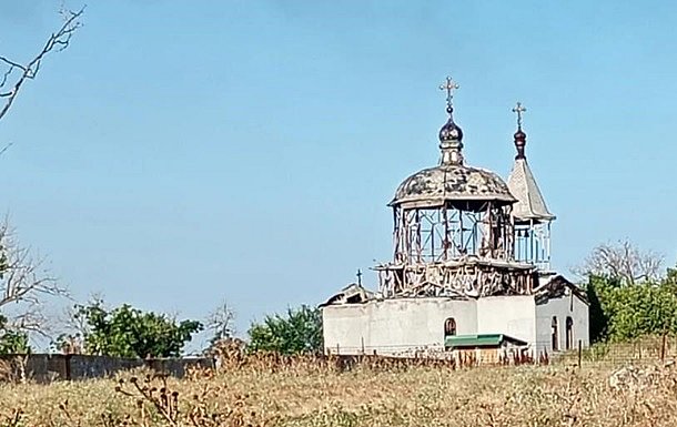 Обстрел Херсонской области: разрушен храм Рождества Богородицы