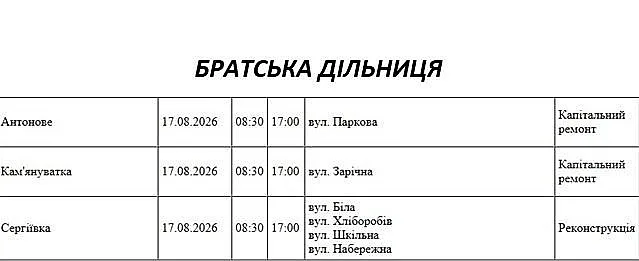 Где будут отключать свет в Николаеве и области: график на 17 августа