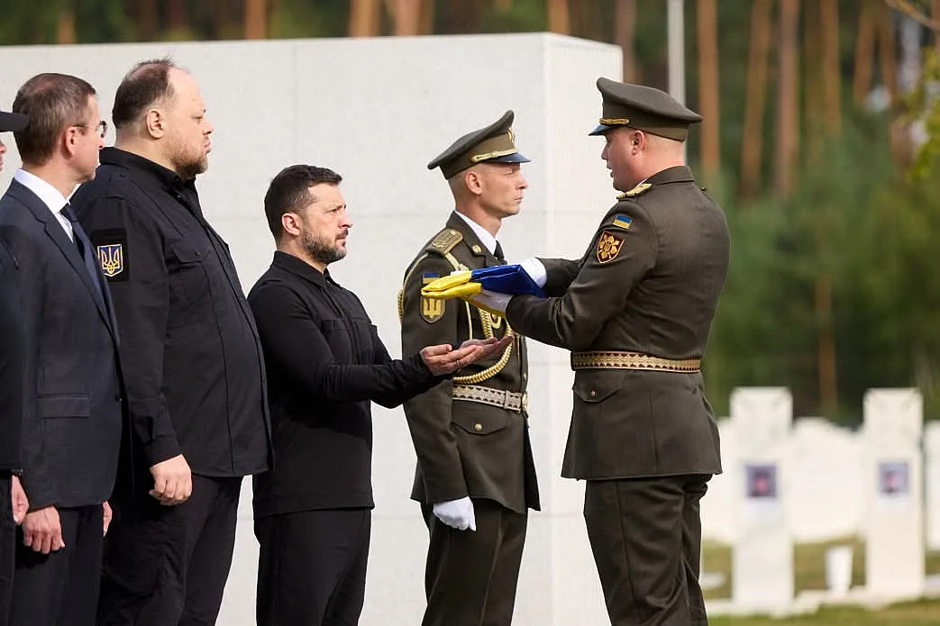 Евгения Коновальца перезахоронили на Национальном военном мемориальном кладбище (фото)