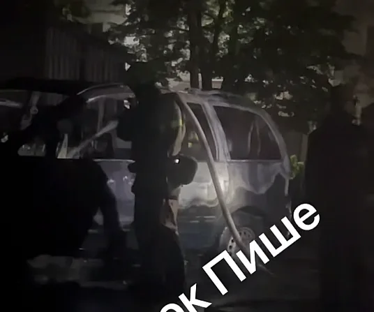 В Южноукраинске неизвестные подожгли автомобиль, - соцсети