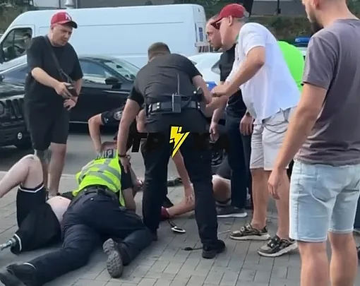 В Киеве подрались ветераны на протезах и патрульные: появилось видео и комментарий полиции