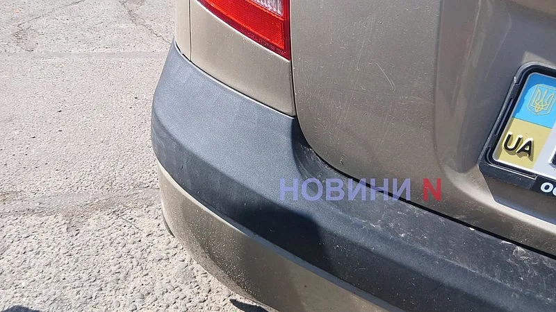 У старого железнодорожного вокзала в Николаеве столкнулись «Хюндай» и «Ниссан»