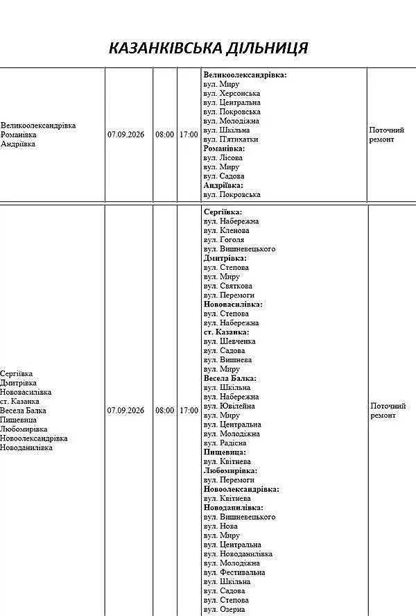 Подготовка к зиме: где в Николаеве и области 7 сентября отключат электричество (адреса)