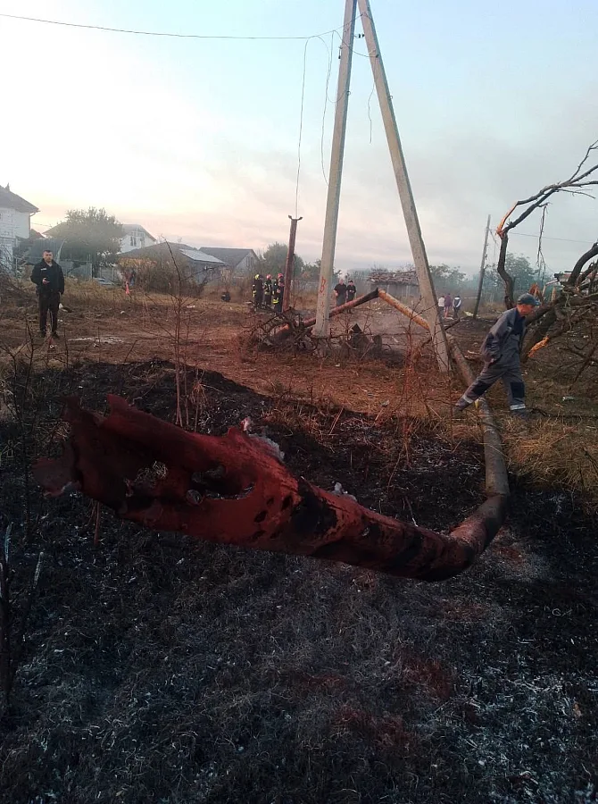 В Одесі та Чорноморську після ворожої атаки пошкоджено газопроводи