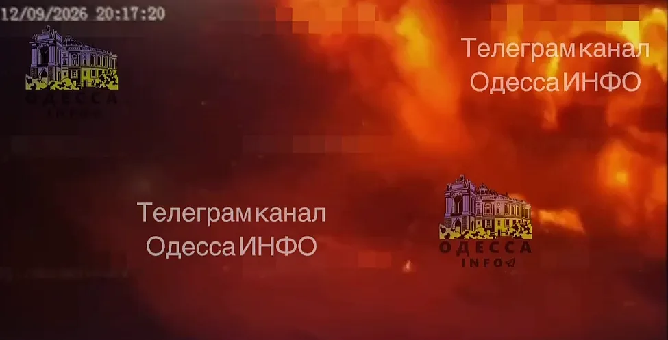 З'явилося відео удару по складах "Нової пошти" під Одесою