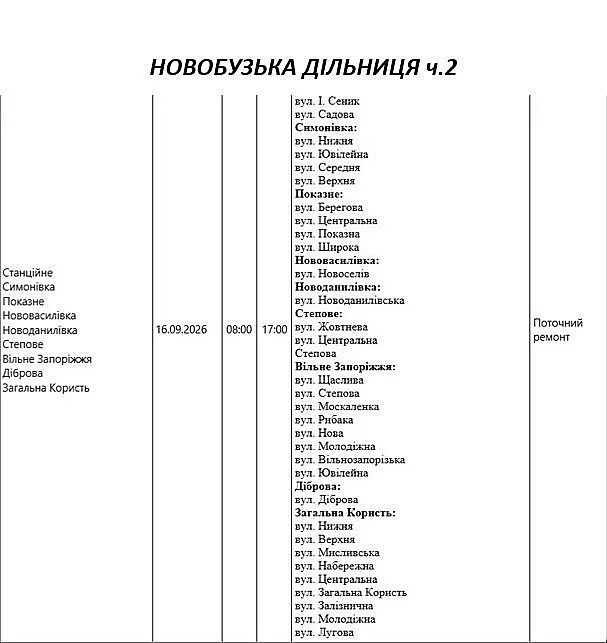 Подготовка к зиме: где в Николаеве и области 16 сентября отключат свет