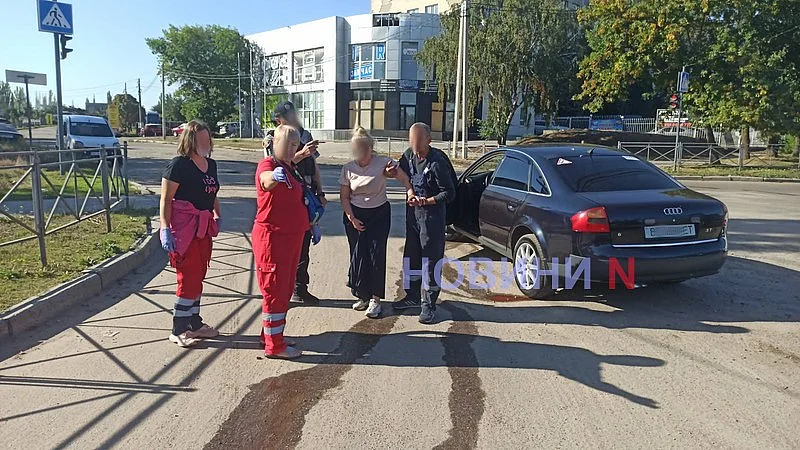 В Николаеве «Ауди» протаранила «Опель»: пострадали три человека (фото)