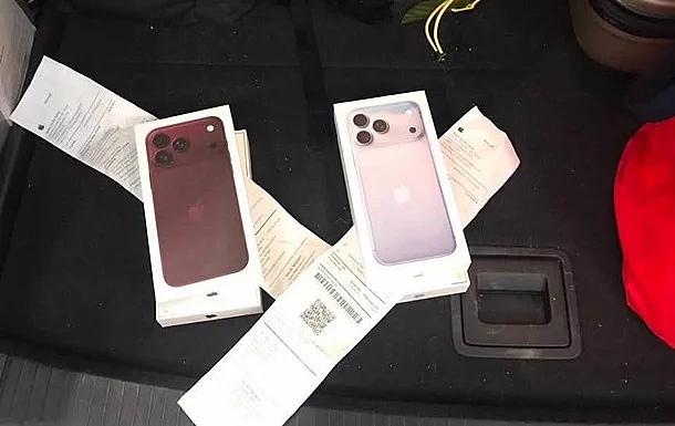 Новые iPhone 18 Pro Max пытались незаконно ввезти в Украину через Львовскую область