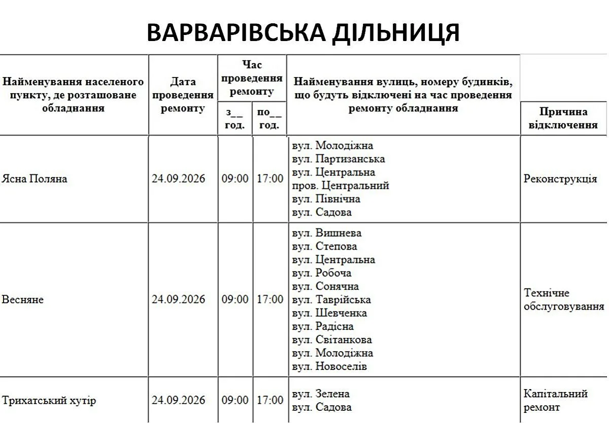Николаев и область останутся без света: где 24 сентября будут отключения