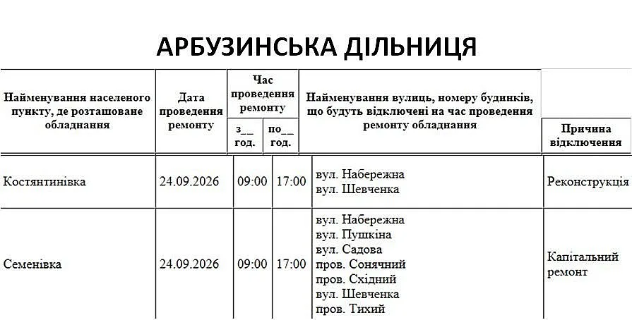Николаев и область останутся без света: где 24 сентября будут отключения