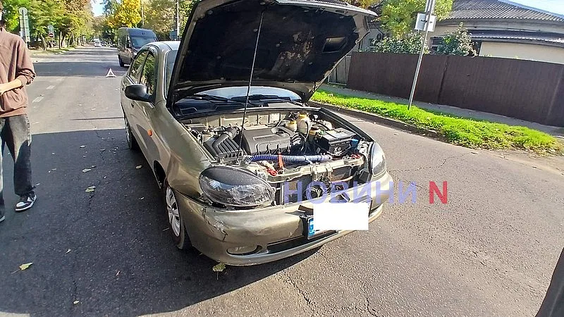 Lanos «догнал» Volkswagen в центре Николаева