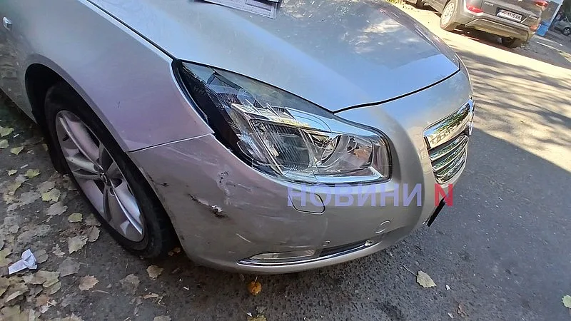 В Николаеве на проспекте Богоявленском столкнулись два Opel