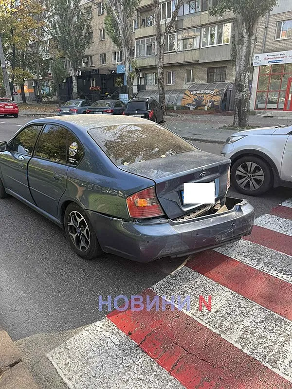 Два Subaru зіткнулися на проспекті у Миколаєві