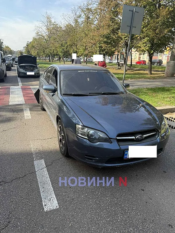 Два Subaru зіткнулися на проспекті у Миколаєві
