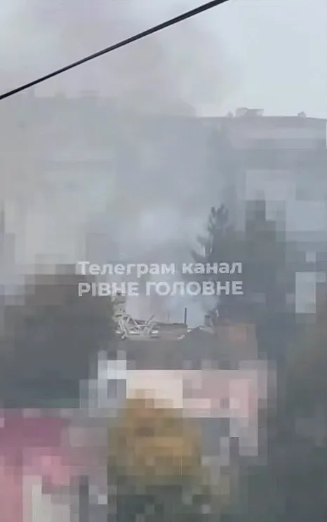 В центре Ровно беспилотник попал в корпус учебного заведения: есть пострадавшие