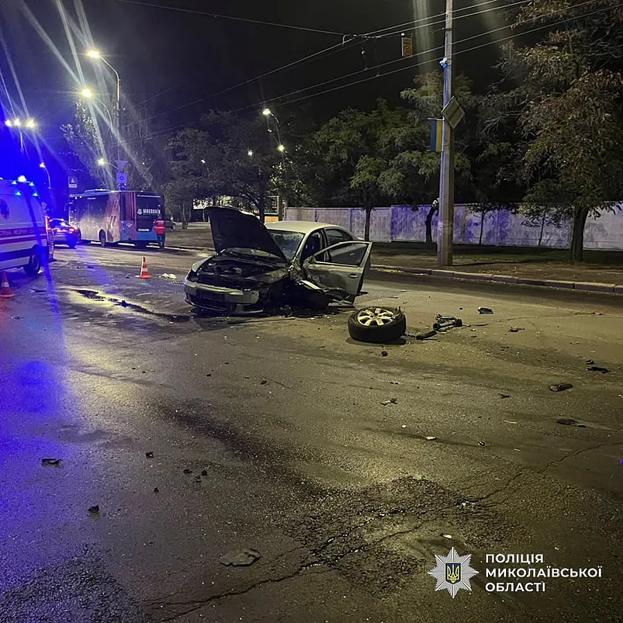 В полиции рассказали о пострадавших в ДТП на Херсонском шоссе в Николаеве
