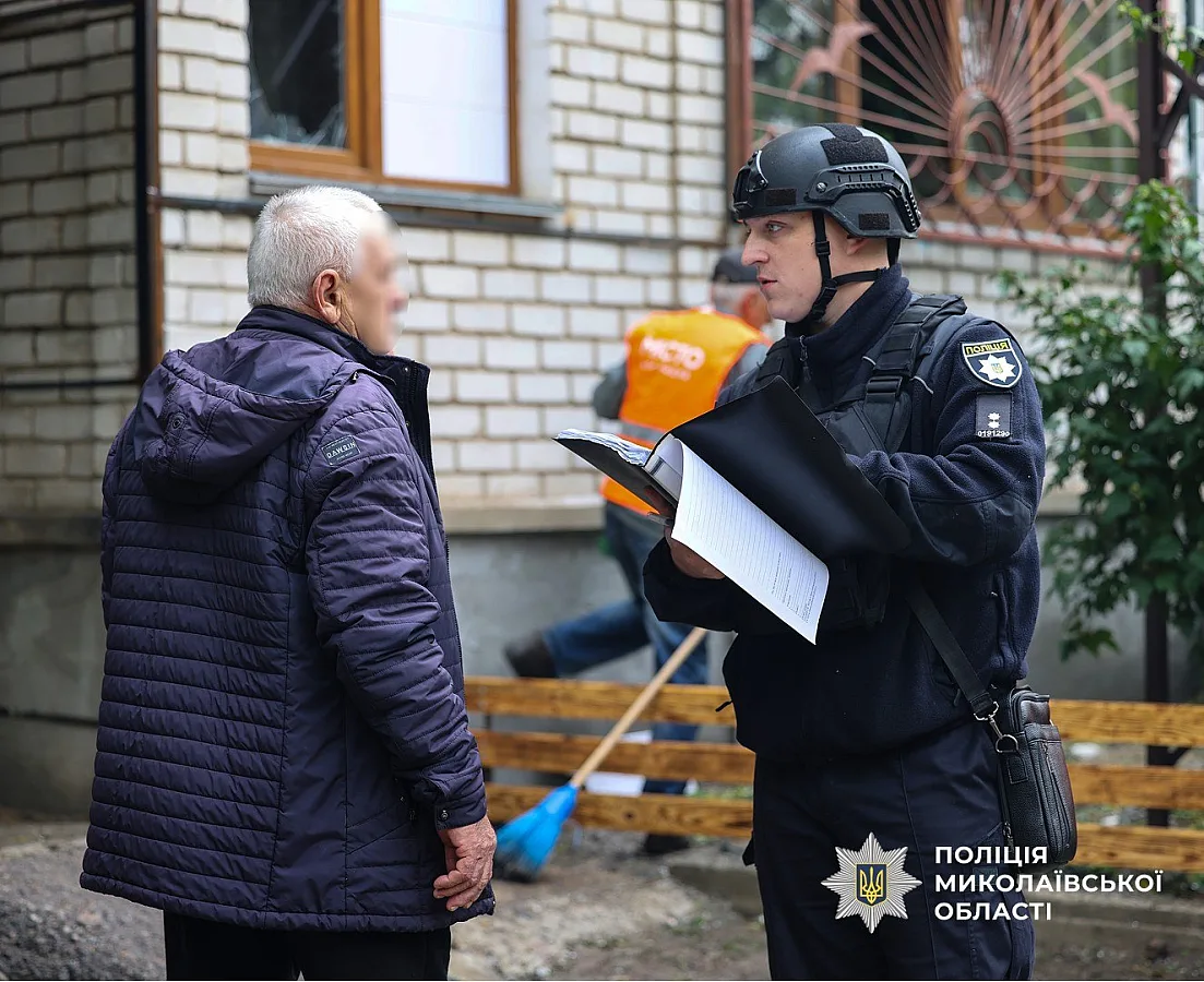 В полиции рассказали о состоянии женщины, пострадавшей в результате ночной атаки на Николаев