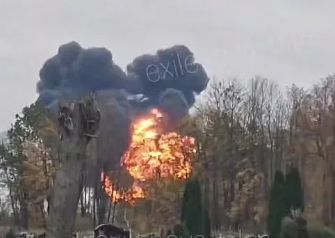 В Калининградской области разбился российский истребитель Су-30СМ (видео)