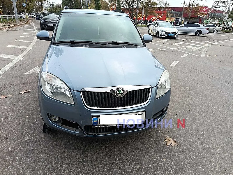 ДТП с двумя Skoda на кольце у автовокзала в Николаеве: образовалась пробка