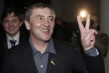 Леонид Черновецкий на выборах мэра Киева, 2008