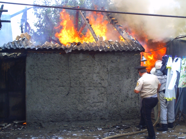 В Николаевской области на пожаре мужчина получил 81% ожогов тела