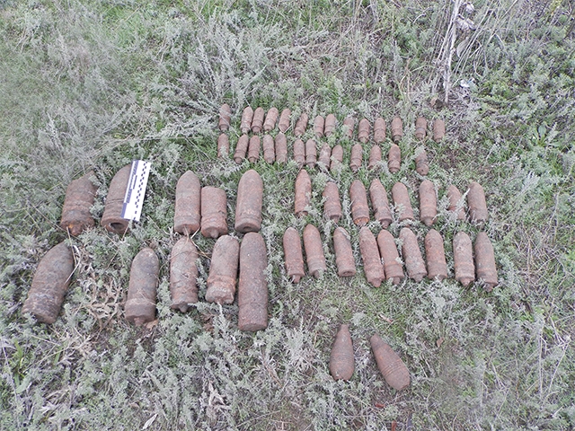 В Николаевской области у пункта приема металла нашли 44 взрывоопасных предмета