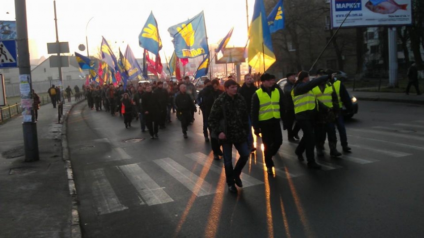 Евромайдановцы заблокировали заседание Киевсовета