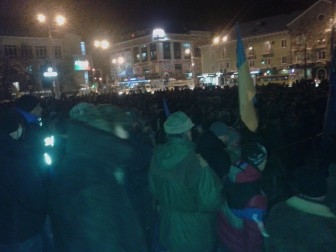 В Ровно милиция перешла на сторону протестующих