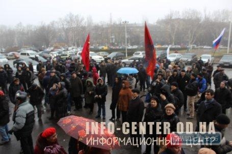 В Одессе штурмовали ОГА