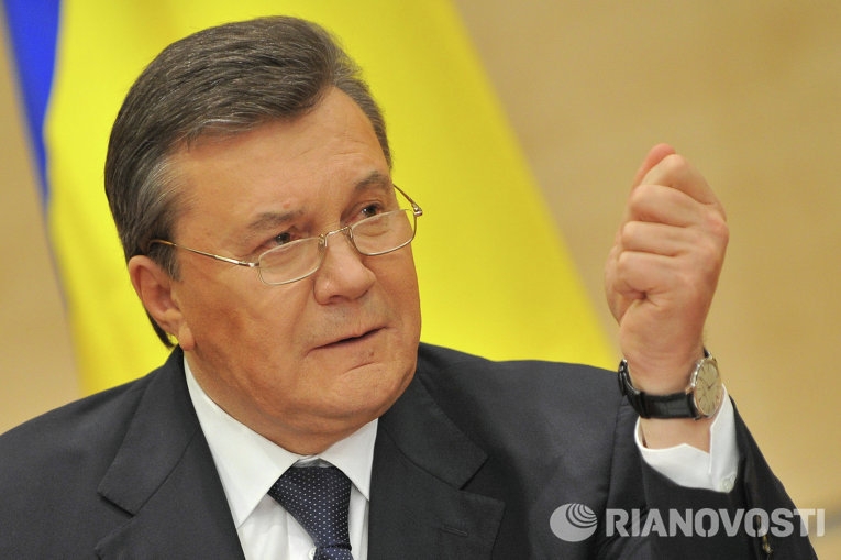 Янукович назвал досрочные выборы 25 мая нелегитимными