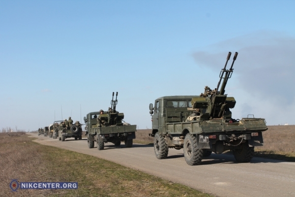 На полигоне под Николаевом проходят учения украинских военных. ФОТОРЕПОРТАЖ