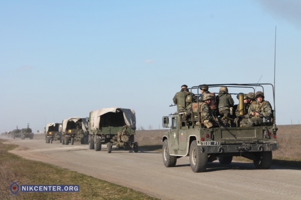 На полигоне под Николаевом проходят учения украинских военных. ФОТОРЕПОРТАЖ