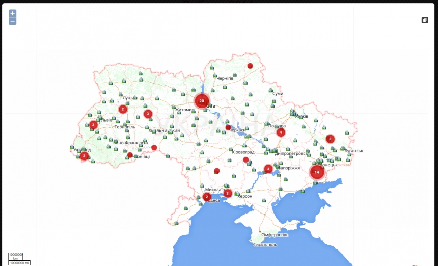 На интерактивной карте правонарушений во время выборов выделилась и Николаевщина